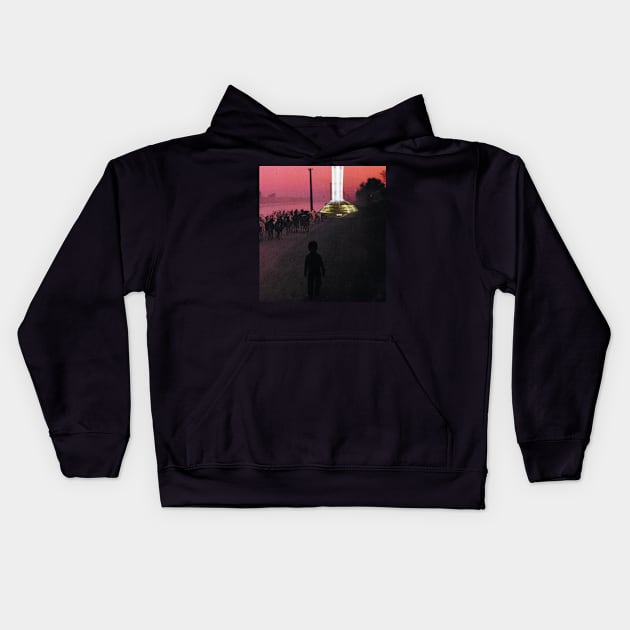 Visitor Kids Hoodie by Father Amanda